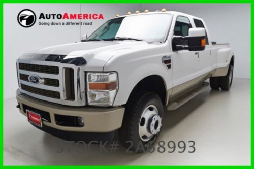 We finance! 19972 miles 2010 ford f-350 king ranch  turbo 6.4l v8 32v