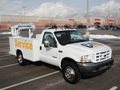 2002 ford f450,mechanic truck,service,truck,crane,4x4,7.3 diesel,autocrane 3203