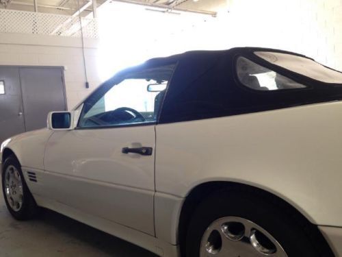 1995 MERCEDES-BENZ 500SL Convertible w/Power Retractable Top Arctic White, image 4