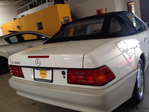 1995 MERCEDES-BENZ 500SL Convertible w/Power Retractable Top Arctic White, image 7