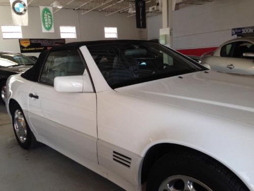 1995 MERCEDES-BENZ 500SL Convertible w/Power Retractable Top Arctic White, image 9