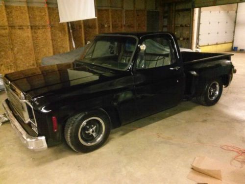 78 chevy c-10 shortbed stepside lowered