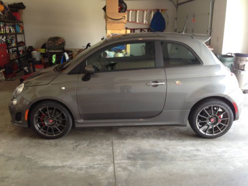 2013 fiat abarth loaded with &lt;1,400 miles...outstanding condition!!