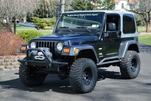 2004 jeep wrangler columbia edition trail rated 5 speed manual lifted