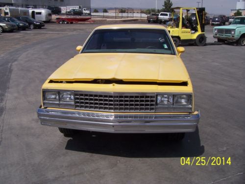 1983 chevrolet el camino base standard cab pickup 2-door 5.7l