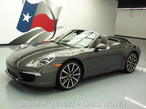 2013 porsche 911 carrera cabriolet pdk nav 20&#039;s only 5k texas direct auto