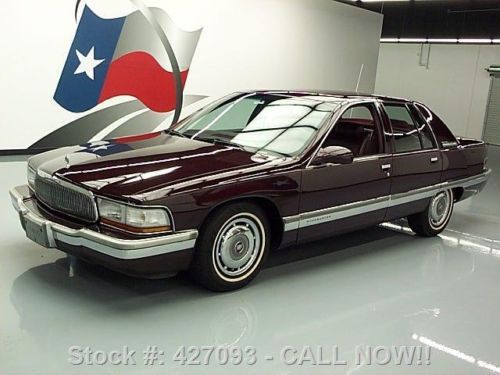 1995 buick roadmaster leather 6-pass dark cherry 59k mi texas direct auto