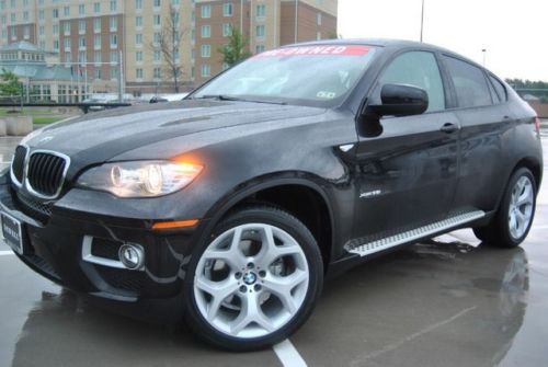 Black bmw x6 sunroof navigation heated seats