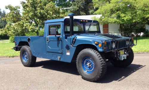 1993 hummer h1 2 door pickup am general 36k miles nice!  6.2 diesel 4x4 hmmwv