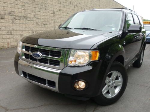 Ford escape hybrid 2wd heated leather sunroof parking sensors clean no reserve