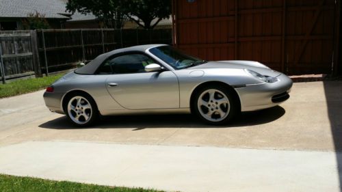 2001 carrera cabriolet tip, arctic silver metallic