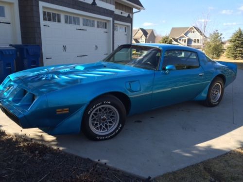 1979 trans am 6.6l...4 speed...low miles...documented