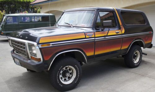 1979 ford bronco freewheelin edition rare