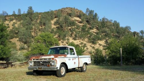 1966 ford f100 short fleetside beautiful patina