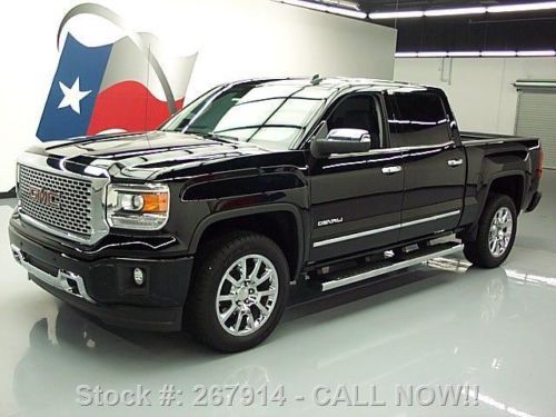 2014 gmc sierra denali crew 4x4 6.2 leather nav 20&#039;s 6k texas direct auto