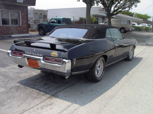 1969 gto judge clone convertible triple black factory air conditioning