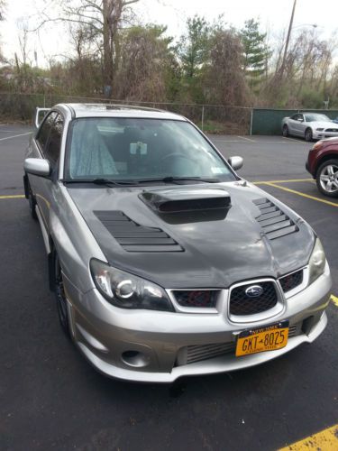 Subaru impreza wrx limited 4dr sedan in silver 88,127k tuned track car race car