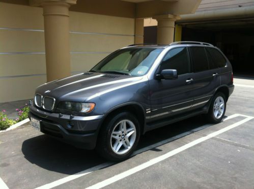 2003 bmw x5 4.4i sport utility 4-door 4.4l charcoal grey great condition