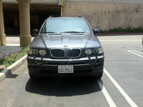 2003 BMW X5 4.4i Sport Utility 4-Door 4.4L Charcoal Grey Great Condition, image 2