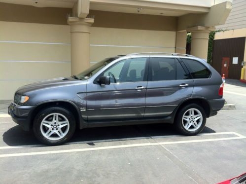 2003 BMW X5 4.4i Sport Utility 4-Door 4.4L Charcoal Grey Great Condition, image 4
