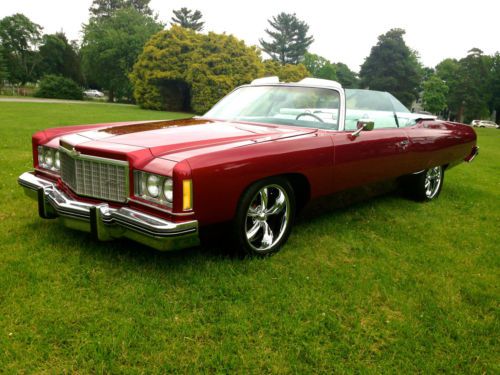 1974 chevrolet caprice convertible semi restore brougham