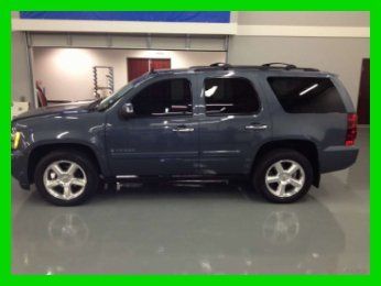 2008 chevrolet tahoe ltz v8 4wd suv premium sunroof dvd tv leather navigation cd