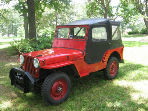 1946 cj willys jeep nice &amp; excellent running