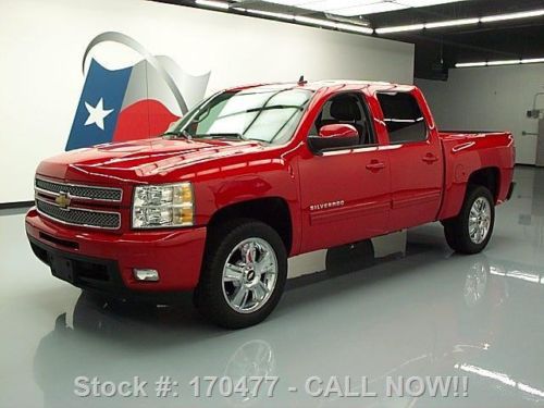 2013 chevy silverado ltz crew 6.2l leather nav 20&#039;s 27k texas direct auto