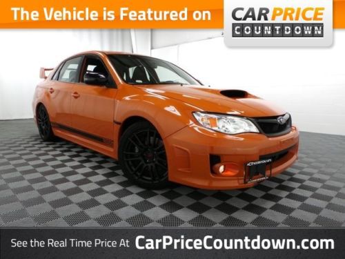 2013 subaru impreza wrx sti limited - tangerine orange, rare, only 2k miles!