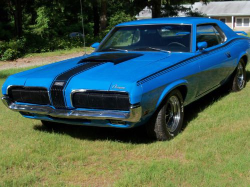 1970 mercury cougar eliminator 351 cleveland marti-report 1 of 1, very nice!!