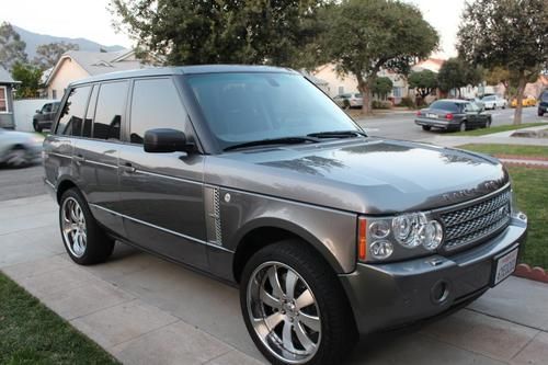 2007 land rover range rover supercharged the lowest miles on ebay