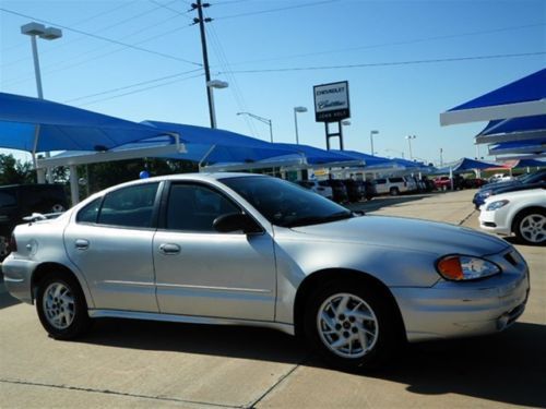 No reserve * 03 pontiac granam sedan silver manual transmission