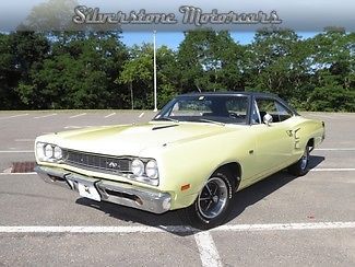 1969 yellow super bee solid car needs interior work  rear seats runs and drives