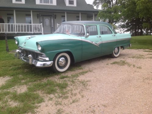 1956 ford fairlane town sedan rare t-bird v8 daily driver, runs, drives w/ video