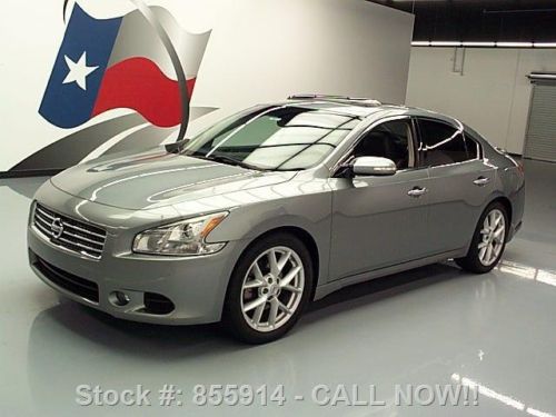 2009 nissan maxima 3.5 sv sport htd leather sunroof 39k texas direct auto