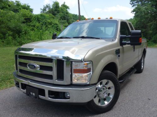 Ford f-350 xlt 6.8l v10 gas 2wd lariat heated leather extended cab  no reserve