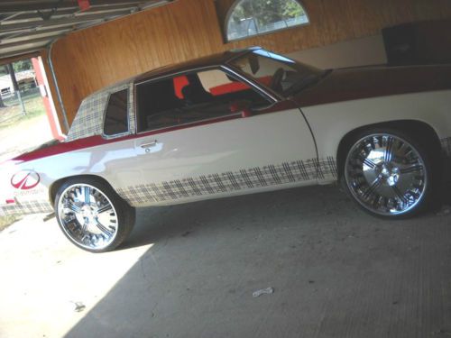 1987 cutlass salon candy paint chrome 24&#034;s lambo doors