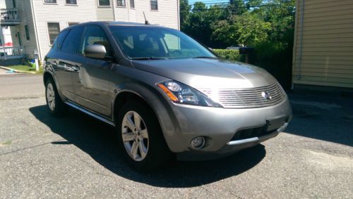 2006 nissan murano sl sport utility 4-door v6 3.5l gray awd suv *one of a kind*