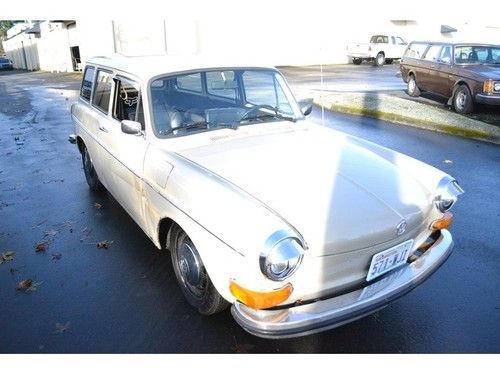 1973 volkswagen type iii 4 door squareback  2-door sedan rebuilt engine &amp; carbs!