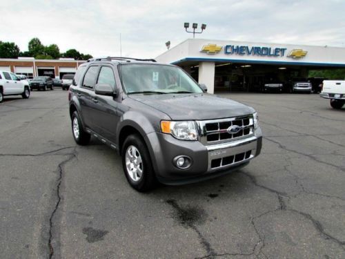 2012 ford escape limited 1 owner carfax certified fwd sport utility leather 4x2