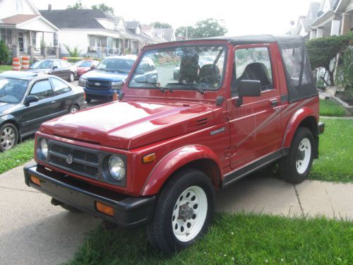 1991 suzuki samurai jl  : mazda toyota jeep lifted datsun rust free off road red