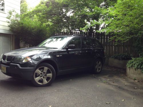 Bmw x3 3.0 2004 95,000 miles black rare 6-speed manual transmission, sport pkge