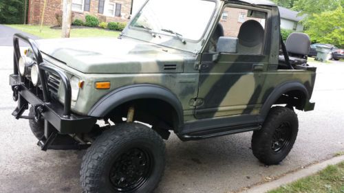 1988 suzuki samurai 1.3l 4x4 suv propane crawler hunter farm camp outdoor atv