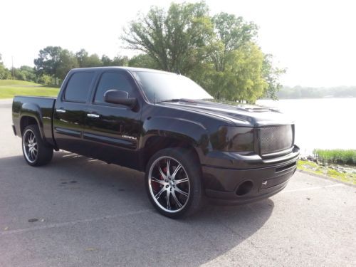 2010 sierra denali supercharged,24&#039;s,blacked out