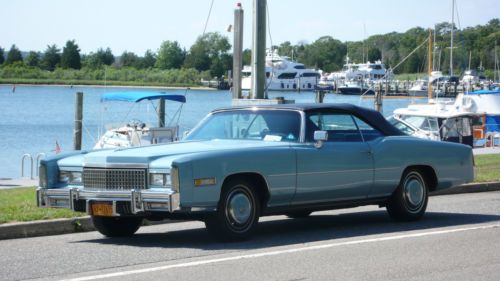 1975 cadillac eldorado base convertible 2-door 8.2l