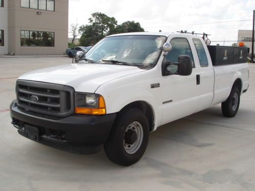 2001 ford f-250 super duty xl extended cab pickup 4-door 7.3l diesel no reseve