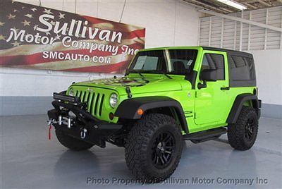 2012 lifted jeep wrangler sport 2dr hard top 3.8l v6 automatic
