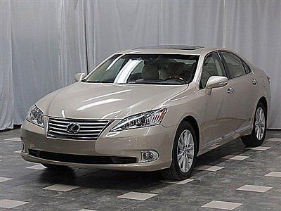 2012 lexus es350 22k warranty 6cd sunroof leather loaded