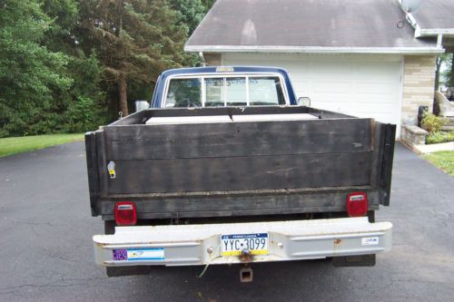 1976 FORD PICKUP TRUCK WOOD BED 360 V8 AUTOMATIC RUNS GREAT DARK BLUE, US $3,500.00, image 4