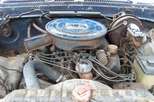 1976 FORD PICKUP TRUCK WOOD BED 360 V8 AUTOMATIC RUNS GREAT DARK BLUE, US $3,500.00, image 6